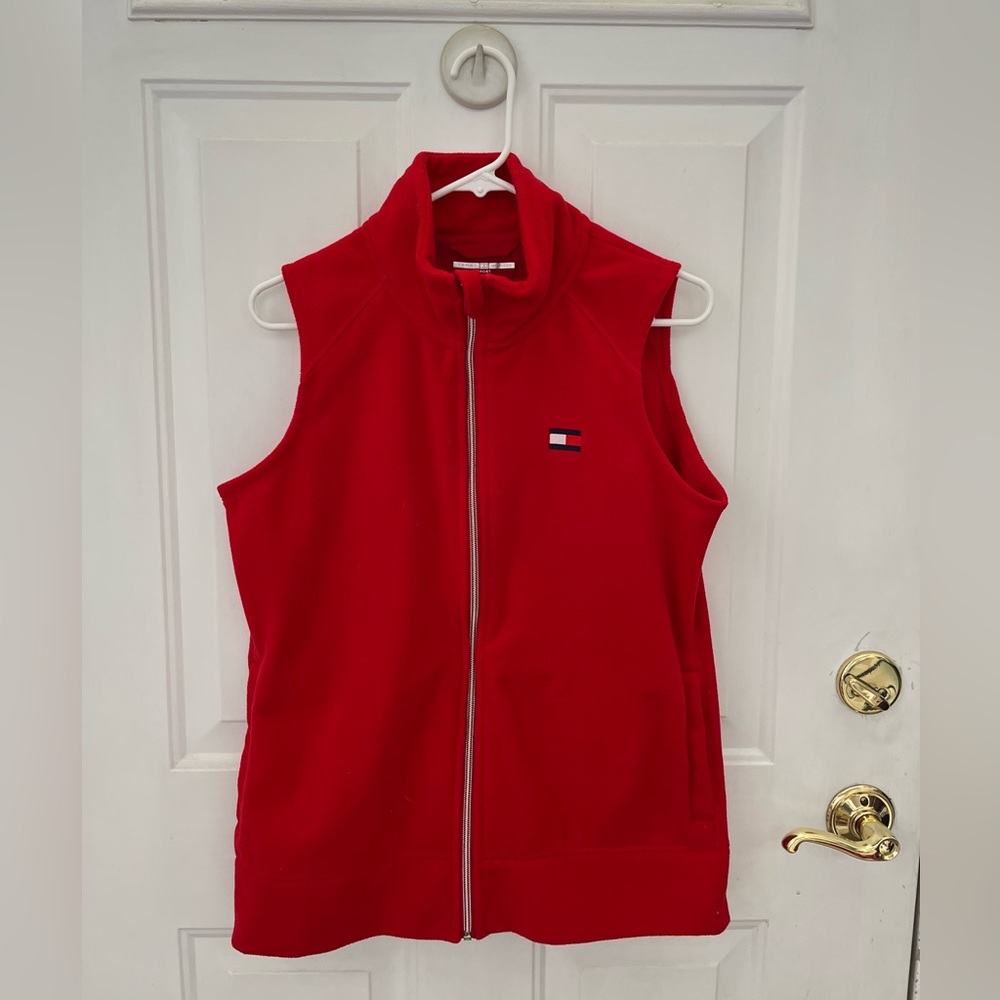 Tommy Hilfiger: Sport Fleece Vest, red, size m